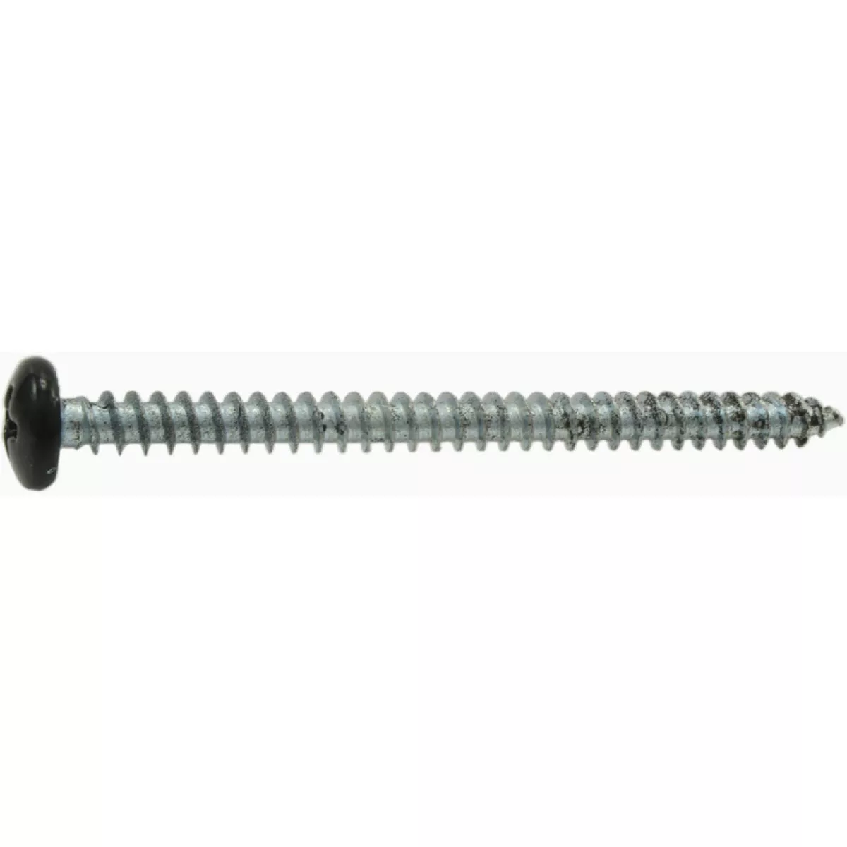 Midwest Fastener #10 x 2-1/2 In. Black Painted Steel Phillips Pan Head Sheet Metal Screws (12 Ct.)