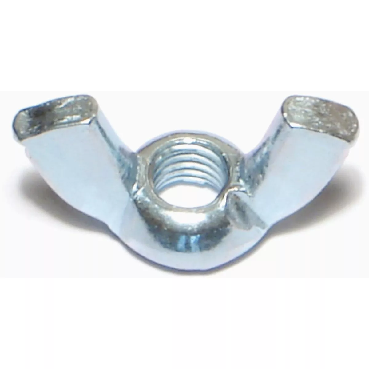Midwest Fastener 1/4 In.-28 x 1-3/32 In. Zinc Plated Steel Fine Thread Cold Forged Wing Nuts (15 Ct.)-