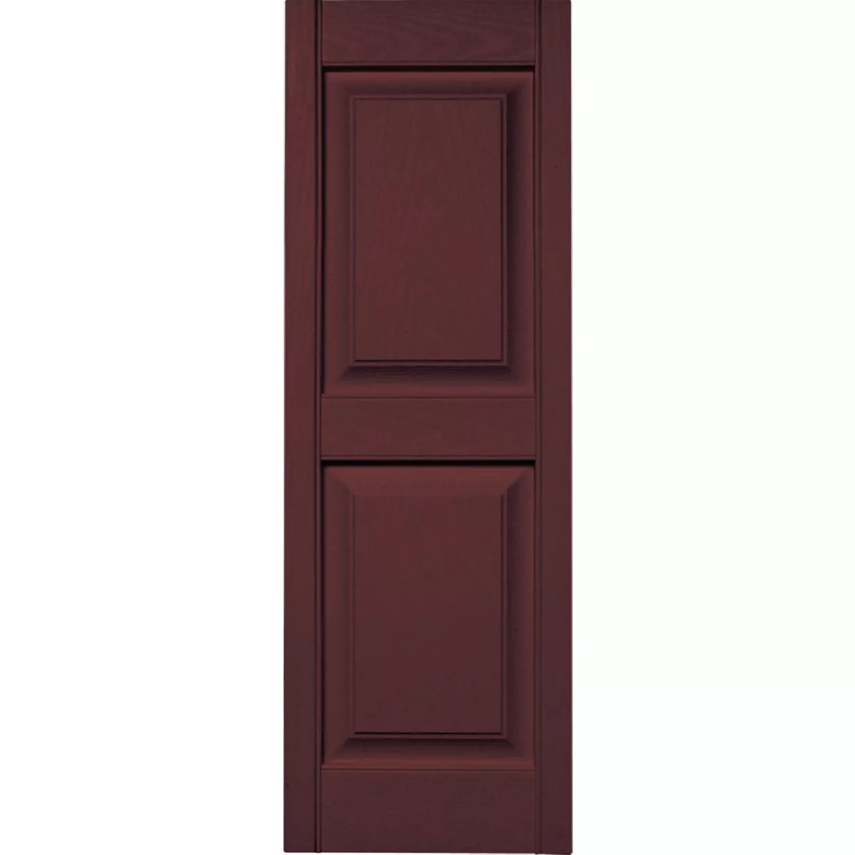 Builders Edge 14.75 In. x 55 in. Bordeaux Panel Shutter, (2-Pack)
