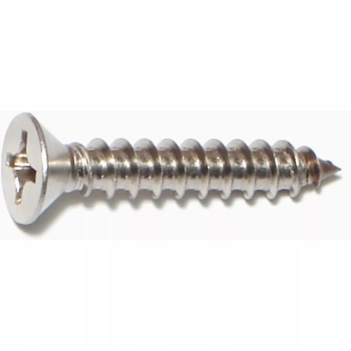 Midwest Fastener #12 x 1-1/4 In. 18-8 Stainless Steel Phillips Flat ...