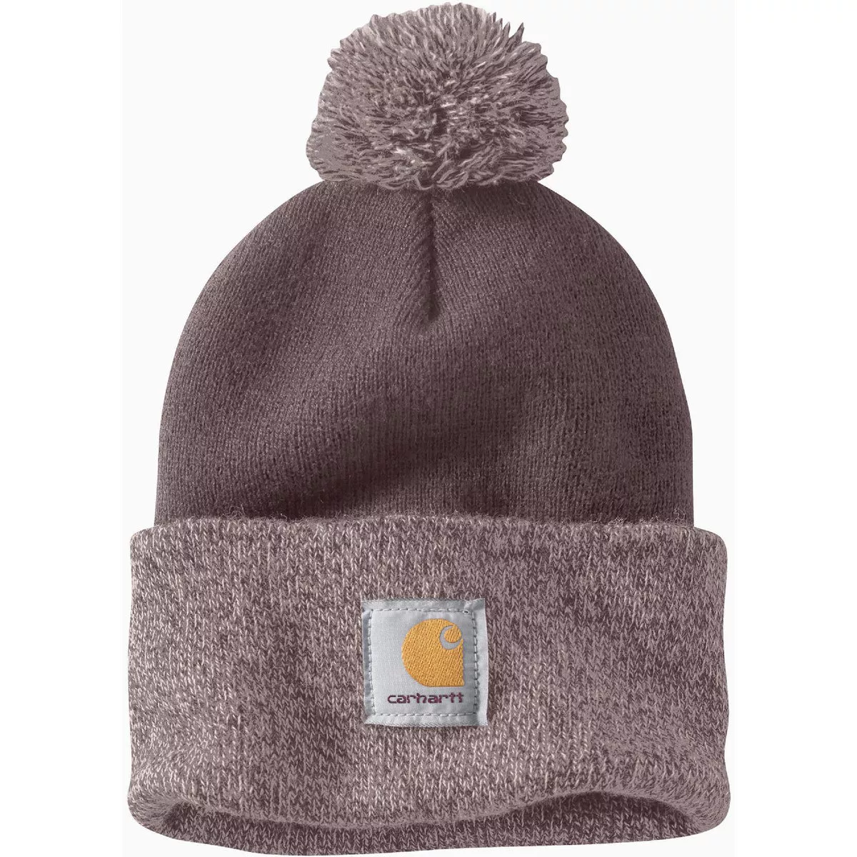 Carhartt Women's Blackberry Knit Pom-Pom Cuffed Beanie