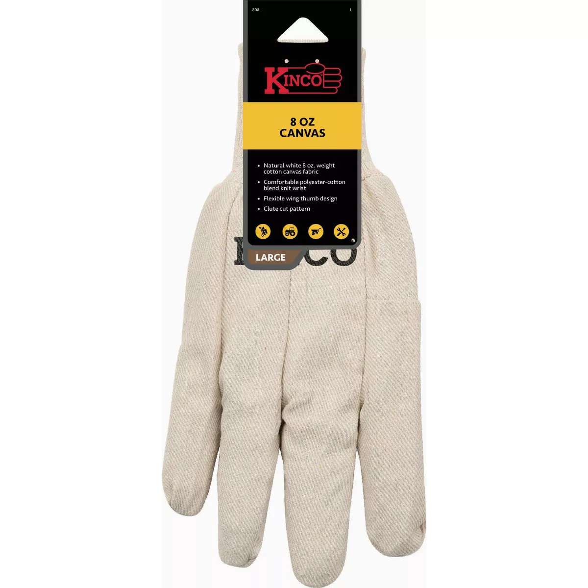 Kinco Men's XL 8 Oz. Canvas Glove