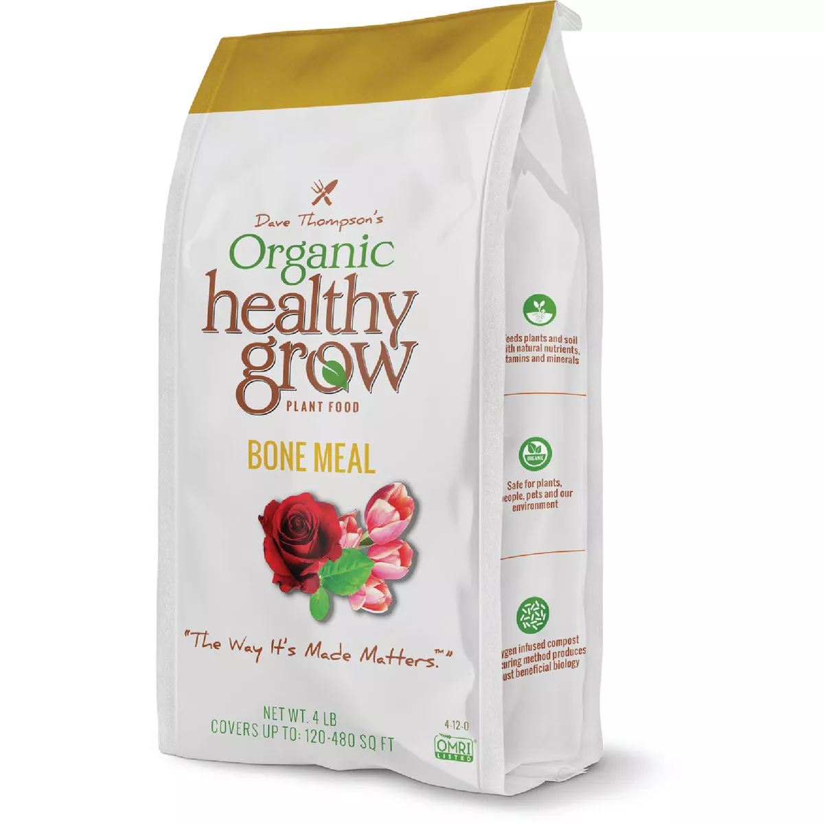 Healthy Grow 4 Lb. 4-12-12 Organic Bone Meal