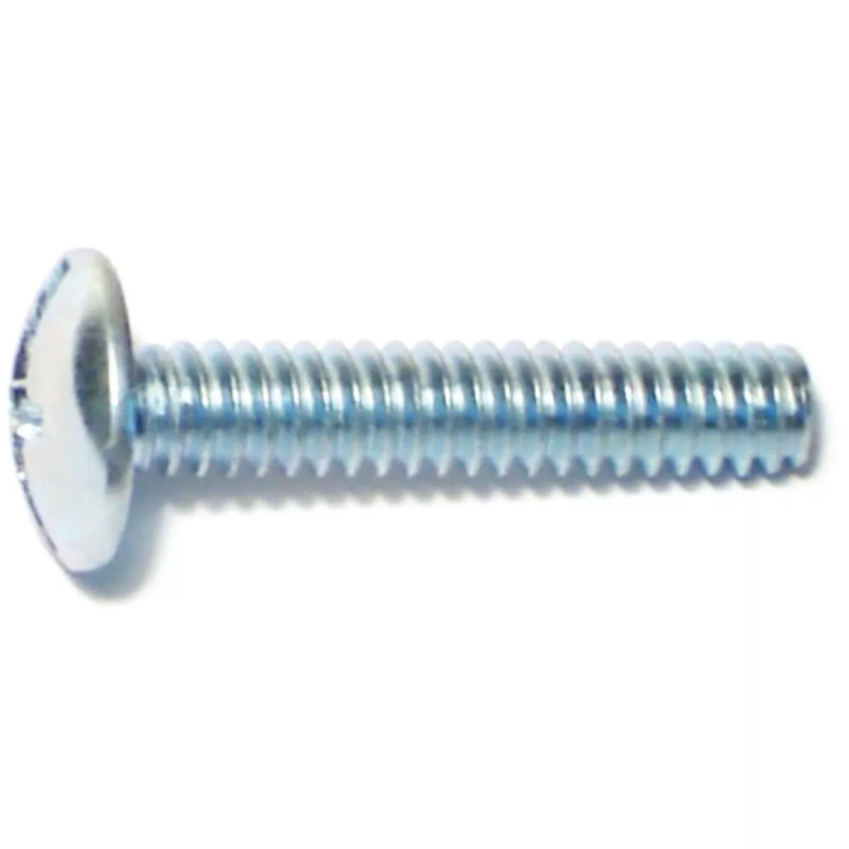 Midwest Fastener #10-24 x 1 In. Zinc Plated Steel Coarse Thread Combo Truss Head Machine Screws