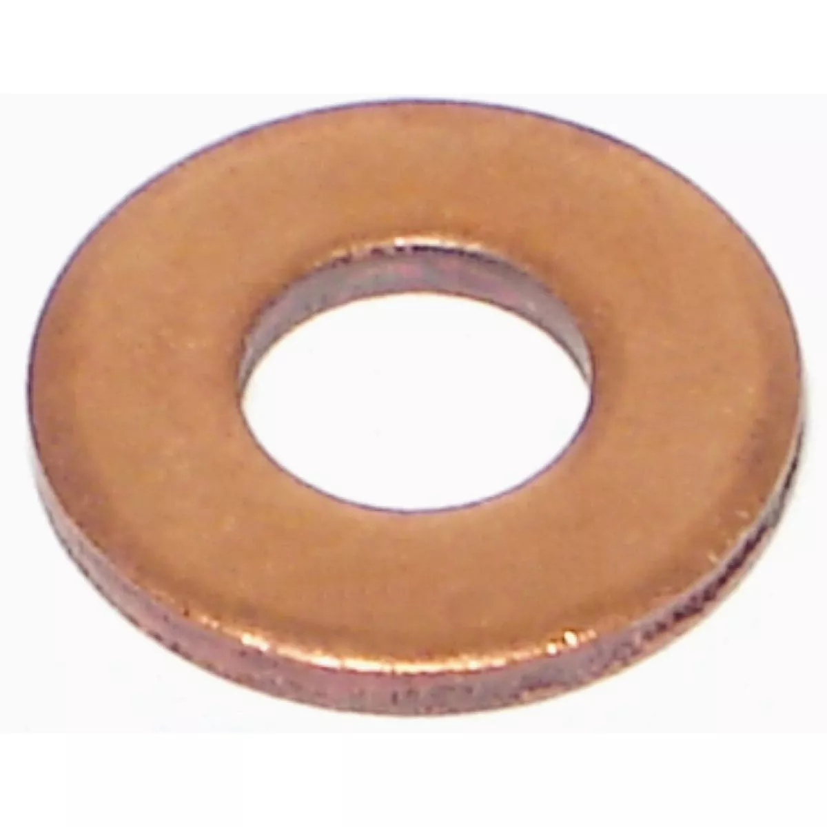 Midwest Fastener 1/4 In. x 9/32 In. x 5/8 In. Copper SAE Flat Washers (100 Ct.)-