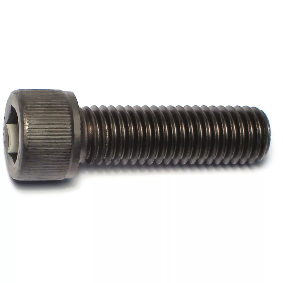 Midwest Fastener 12mm-1.75 x 40mm Black Oxide Class 12.9 Steel Coarse Thread Knurled Head Hex Socket Cap Screws (5 Ct.)-