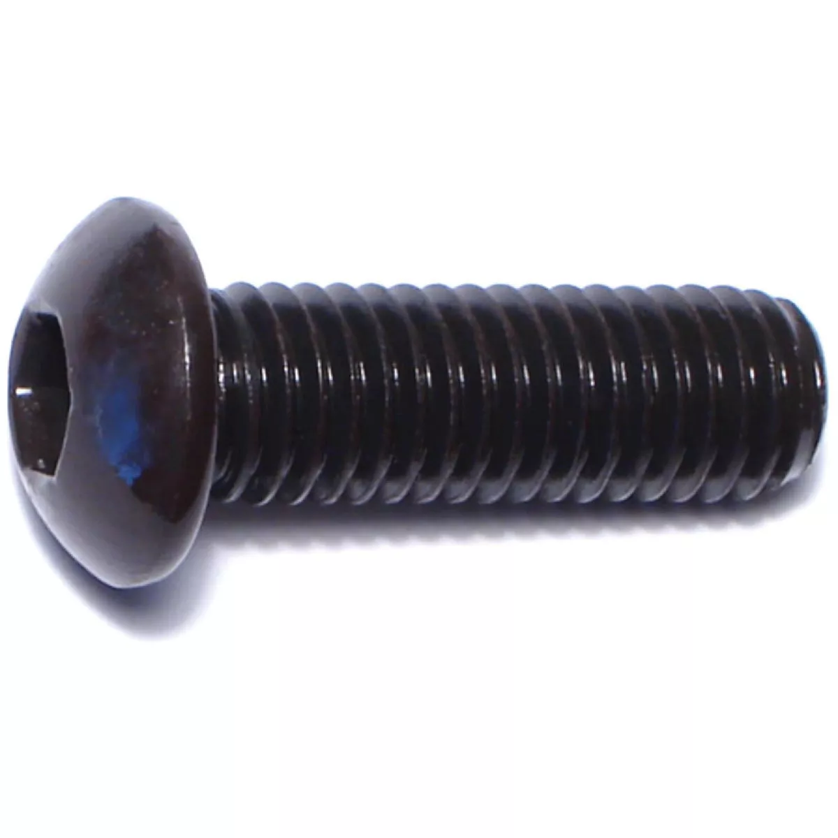 Midwest Fastener 8mm-1.25 x 25mm Black Oxide Class 10.9 Steel Coarse Thread Button Head Hex Socket Cap Screws (5 Ct.)-