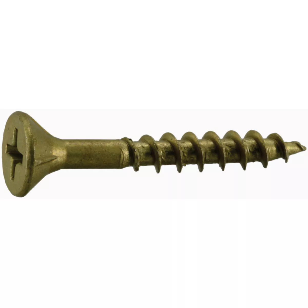 Midwest Fastener #7 x 1-1/4 In. Tan Ruspert Coated Steel Phillips Bugle Head Deck Screws (1100 Ct.)