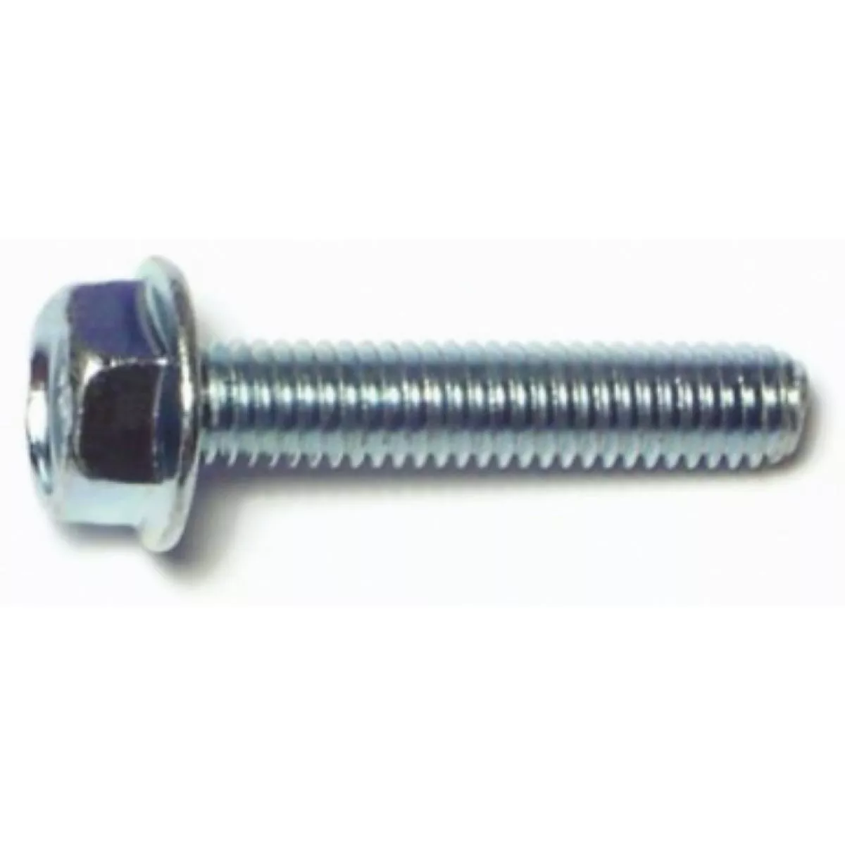 Midwest Fastener 6mm-1.0 x 30mm Zinc Plated Class 10.9 Steel Coarse Thread JIS Hex Washer Head Flange Bolts