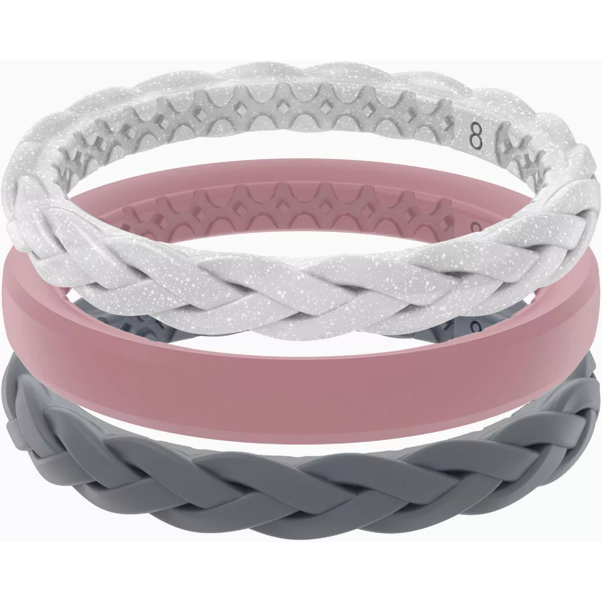 Groove Life Size 7 Serenity Silicone Stackable Ring