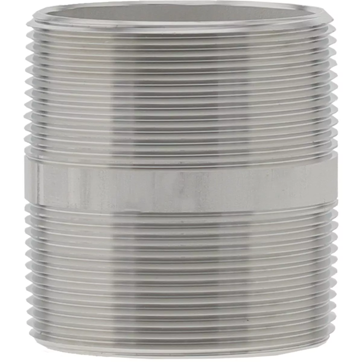 PLUMB-EEZE 2 In. MIP x 2-1/2 In. Stainless Steel Nipple