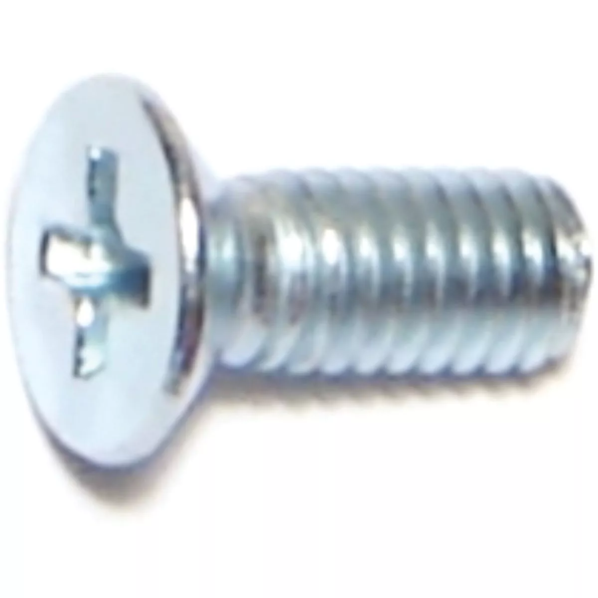 Midwest Fastener 4mm-0.7 x 10mm Zinc Plated Class 4.8 Steel Coarse Thread Phillips Flat Head Machine Screws (20 Ct.)