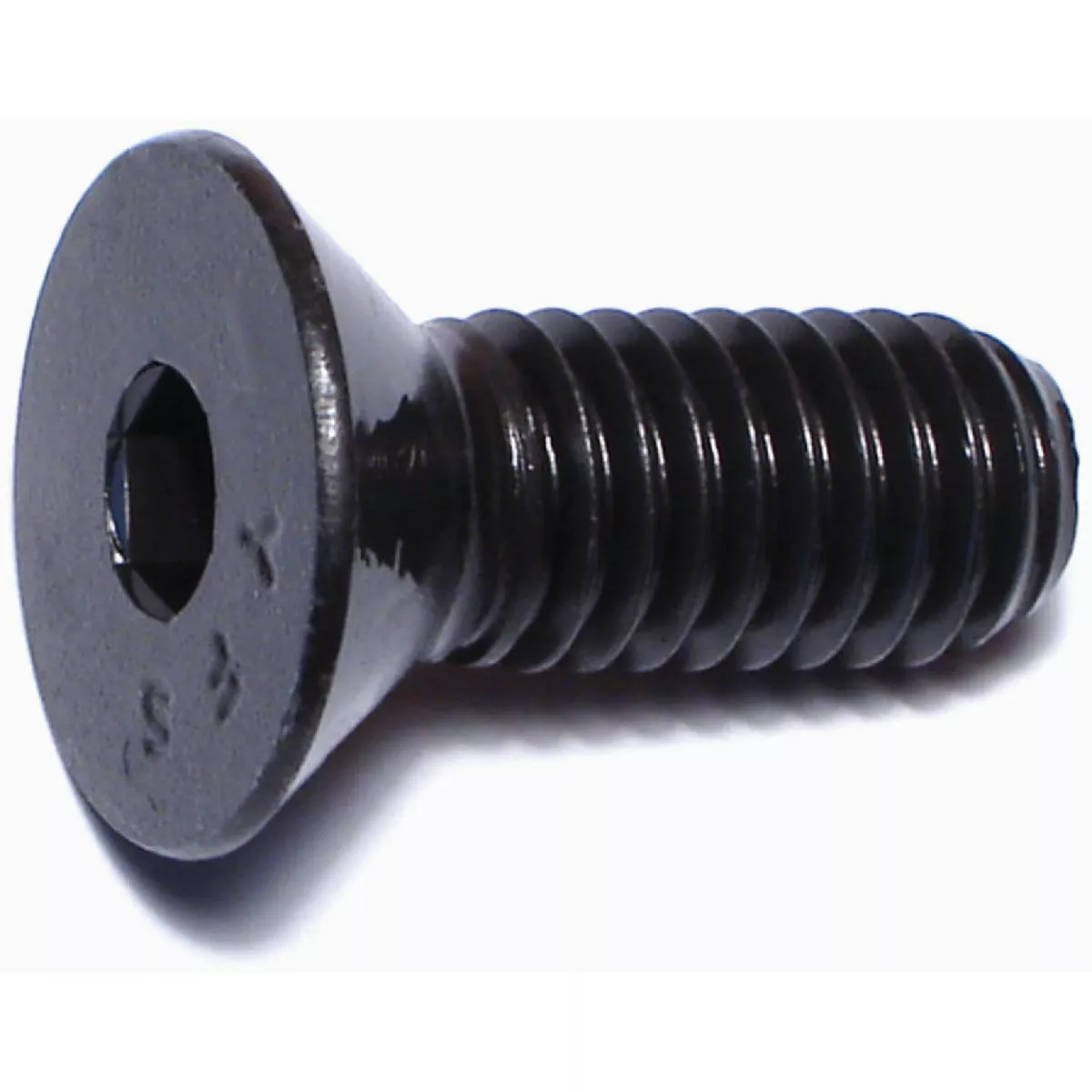 Midwest Fastener 3/8 In.-16 x 1 In. Plain Steel Coarse Thread Flat Head Socket Cap Screws (4 Ct.)