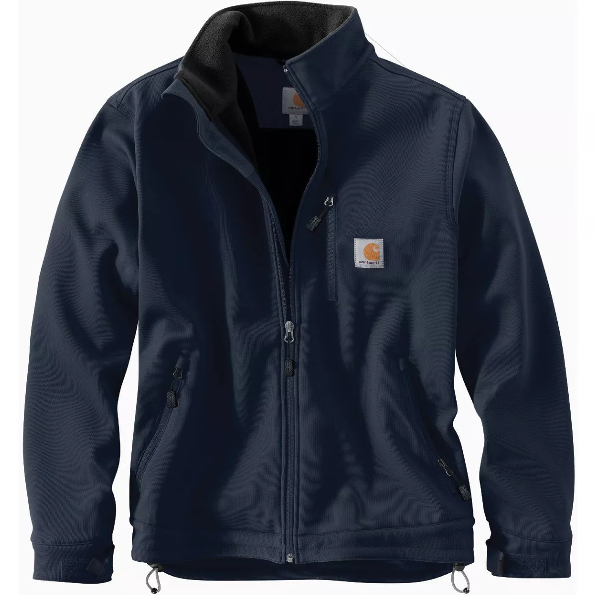 Carhartt Rain Defender Men's XL Regular Navy Heavyweight Softshell Jacket, Relaxed Fit
