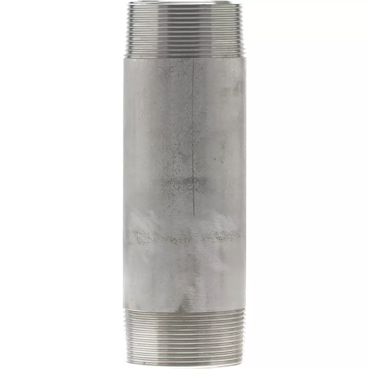 PLUMB-EEZE 2 In. MIP x 7 In. Stainless Steel Nipple