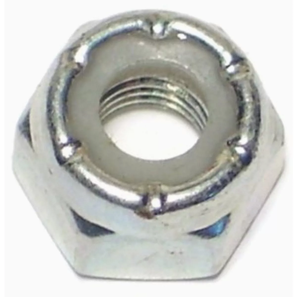 Midwest Fastener 1/4 In.-28 Zinc Plated Grade 2 Steel Fine Thread Nylon Insert Lock Nuts (100 Ct.)-