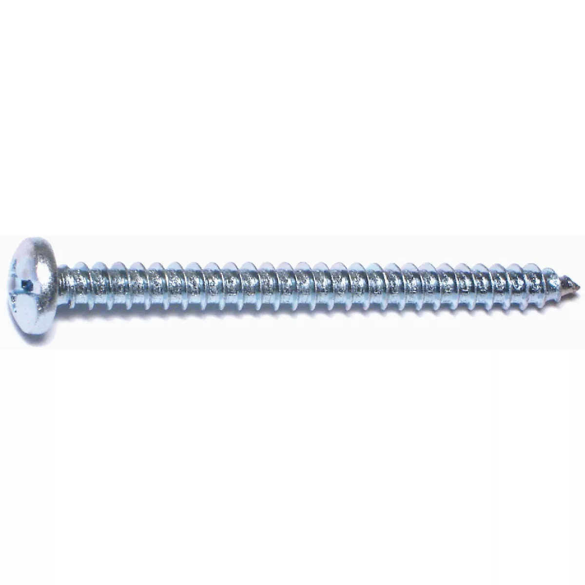 Midwest Fastener #14 x 3 In. Zinc Plated Steel Combo Pan Head Sheet Metal Screws