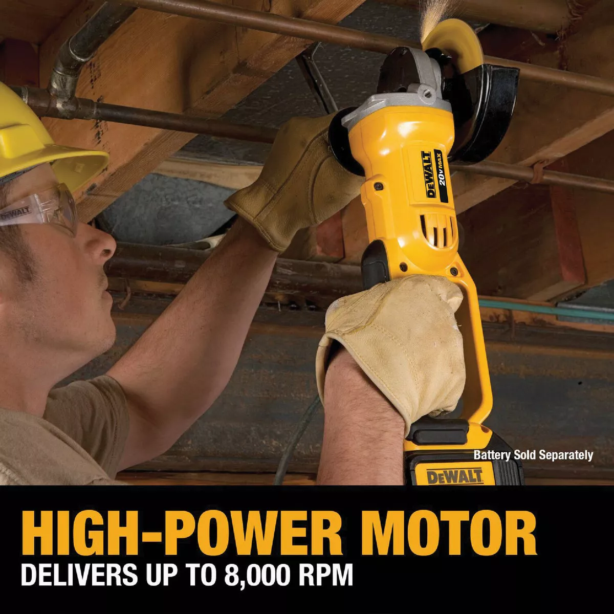 DEWALT 20V MAX 4-1/2 - 5 In. Cordless Grinder (Tool Only) - photo 3