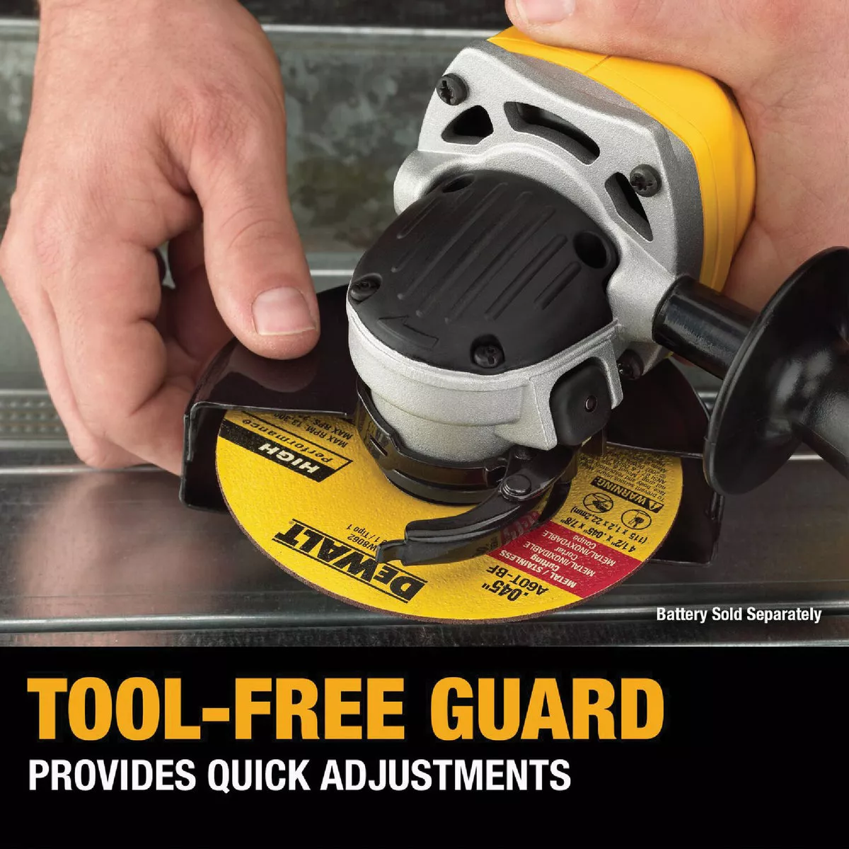 DEWALT 20V MAX 4-1/2 - 5 In. Cordless Grinder (Tool Only) - photo 5