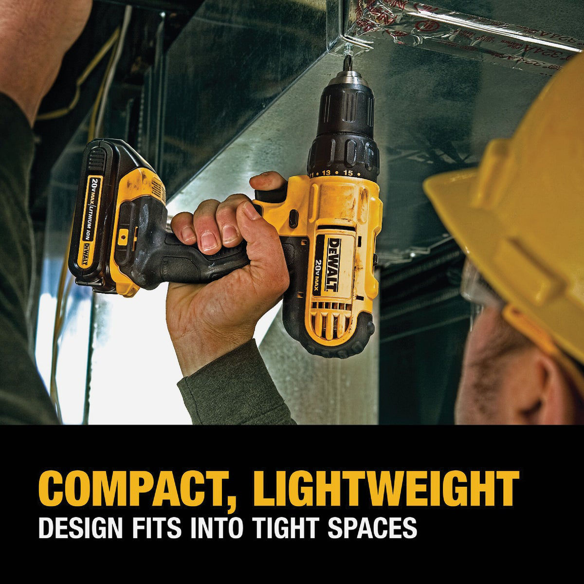 DEWALT 20V MAX 1/2 In. Cordless Drill/Driver Kit with (2) 1.3 Ah Batteries  & Charger
