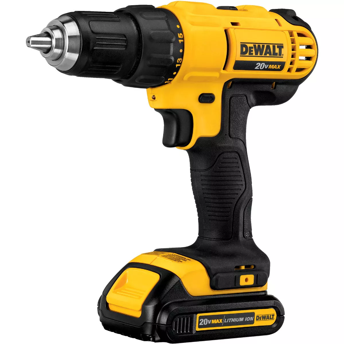 DEWALT 20V MAX 1/2 In. Cordless Drill/Driver Kit with (2) 1.3 Ah Batteries & Charger - photo 8