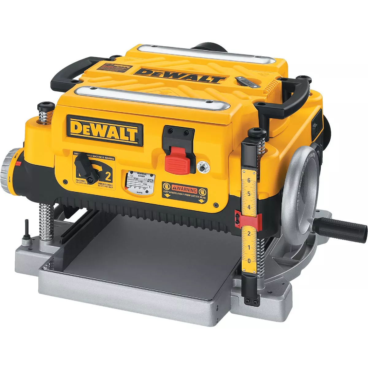 DEWALT 13 In. Three Knife Two-Speed Portable Planer - photo 2
