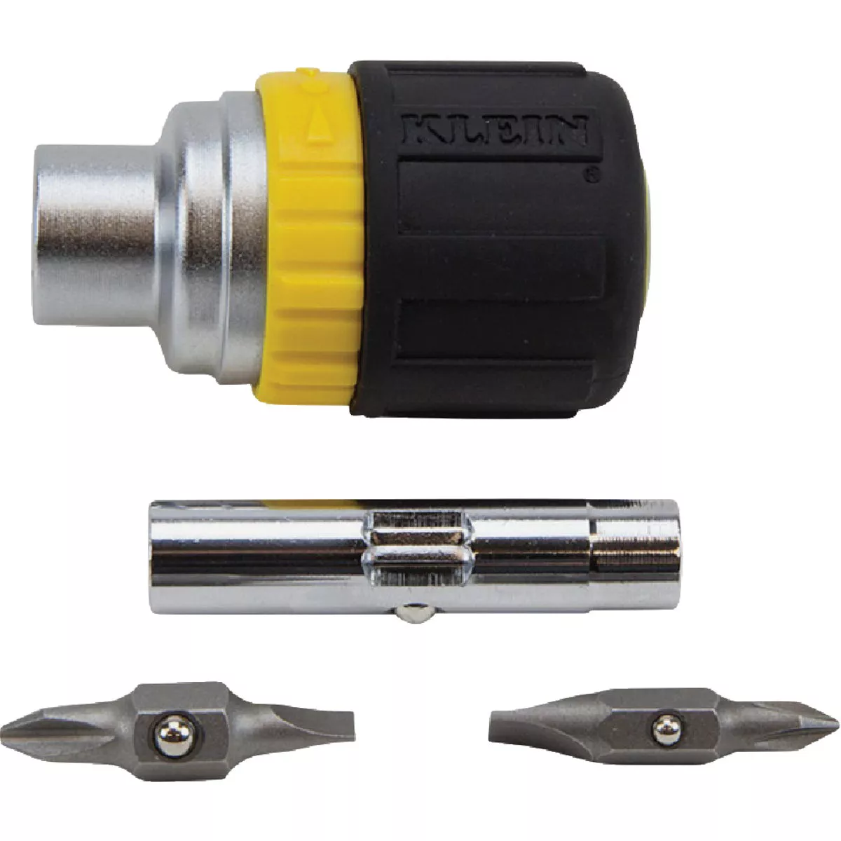 Klein 6-in-1 Stubby Ratcheting Screwdriver - photo 2