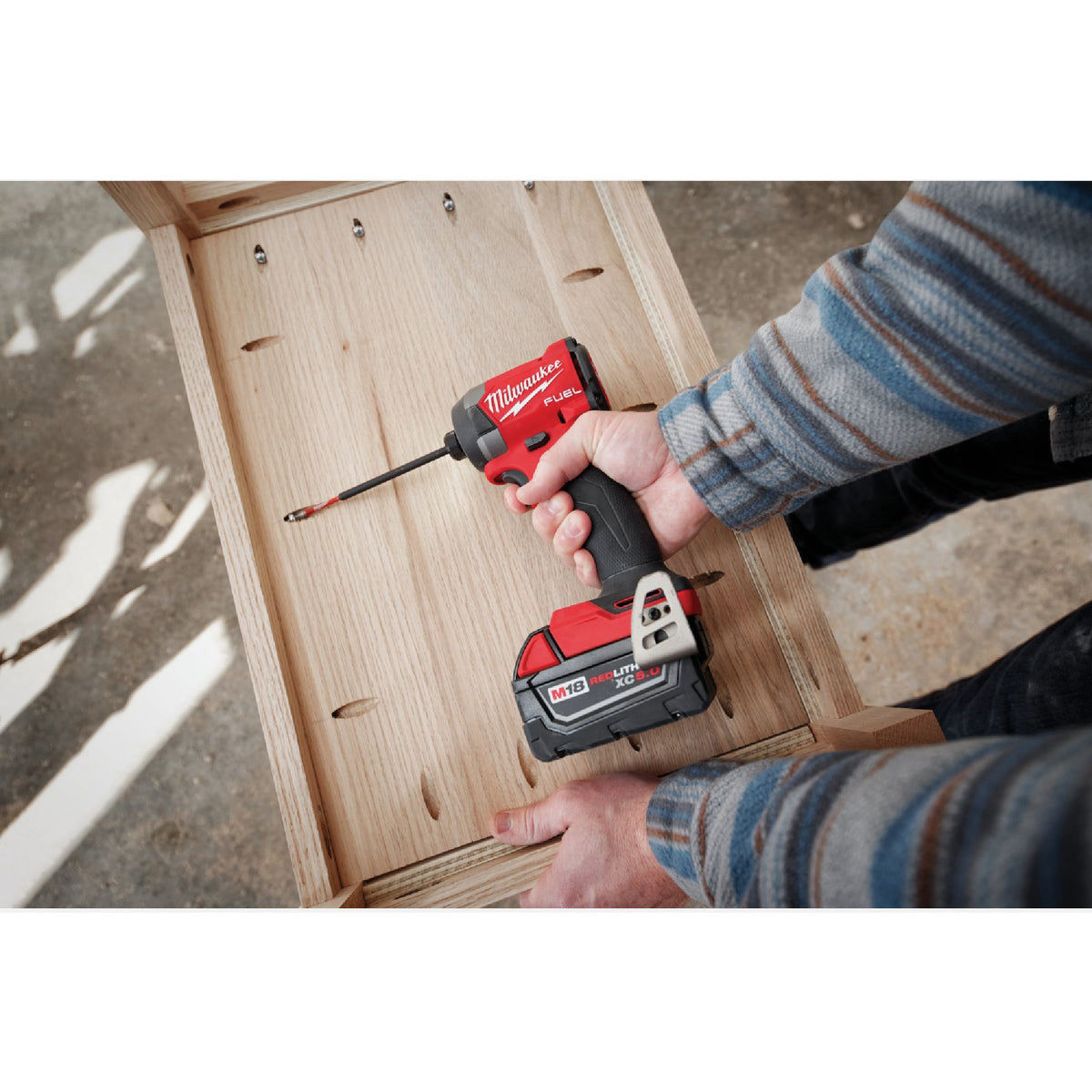 Milwaukee M18 FUEL Brushless 1/4 In. Hex Cordless Impact Driver Kit with  (2) 5.0 Ah Batteries & Charger - Farr's Hardware
