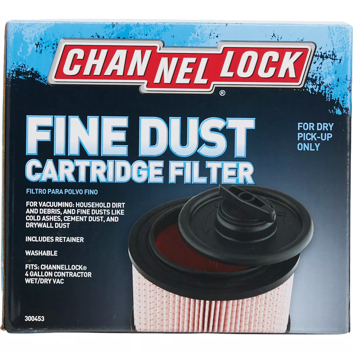 Channellock Cartridge Fine Dust 4 Gal. Vacuum Filter - photo 2