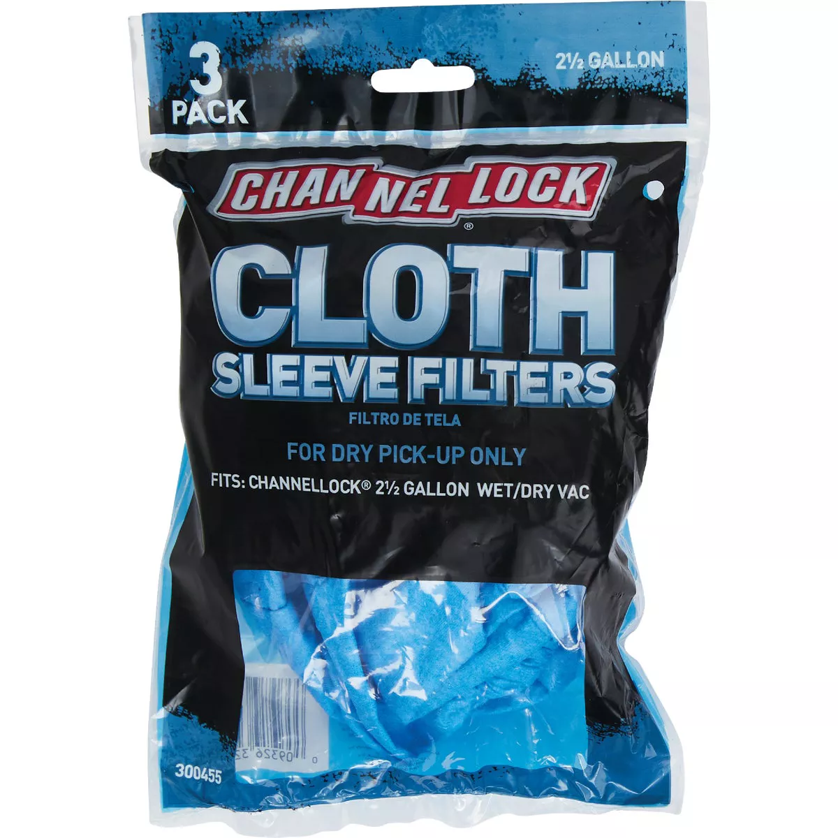 Channellock Cloth Standard Vacuum Filter (3-Pack) - photo 2
