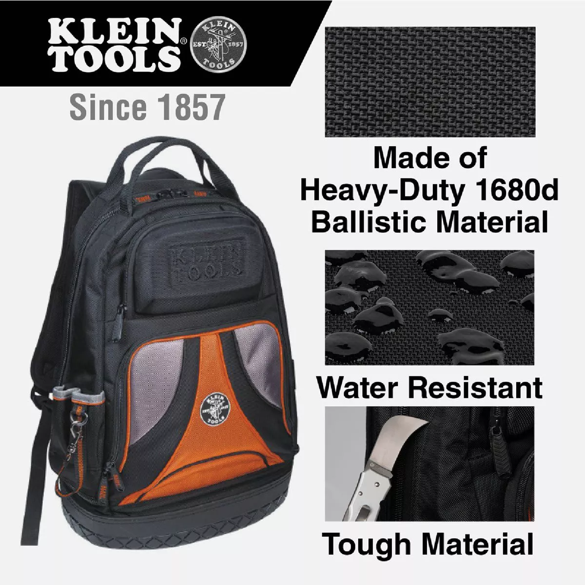 Klein Tradesman Pro 39-Pocket 14.50 In. Backpack Tool Bag - photo 4