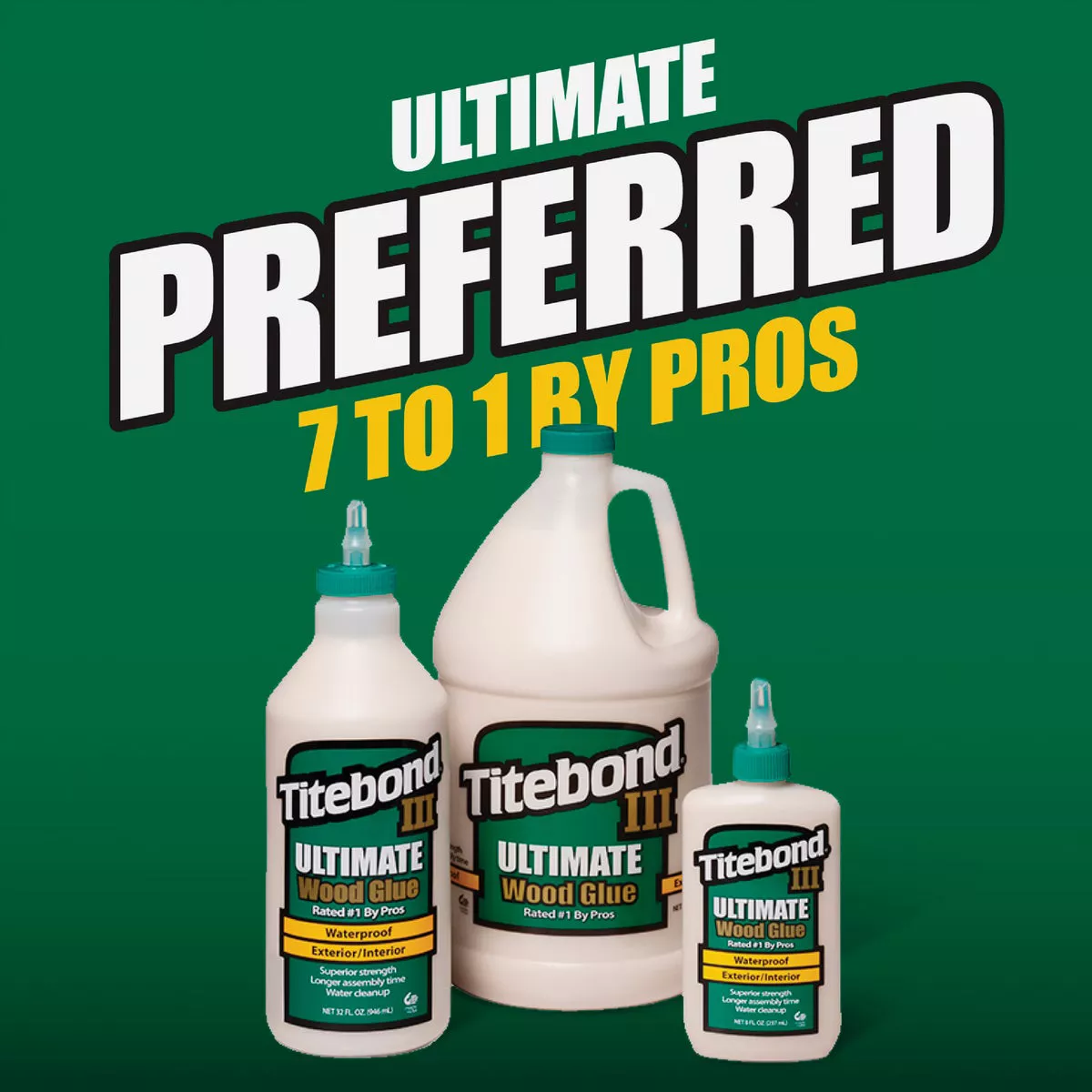 Titebond III 16 Oz. Ultimate Waterproof Wood Glue - photo 2