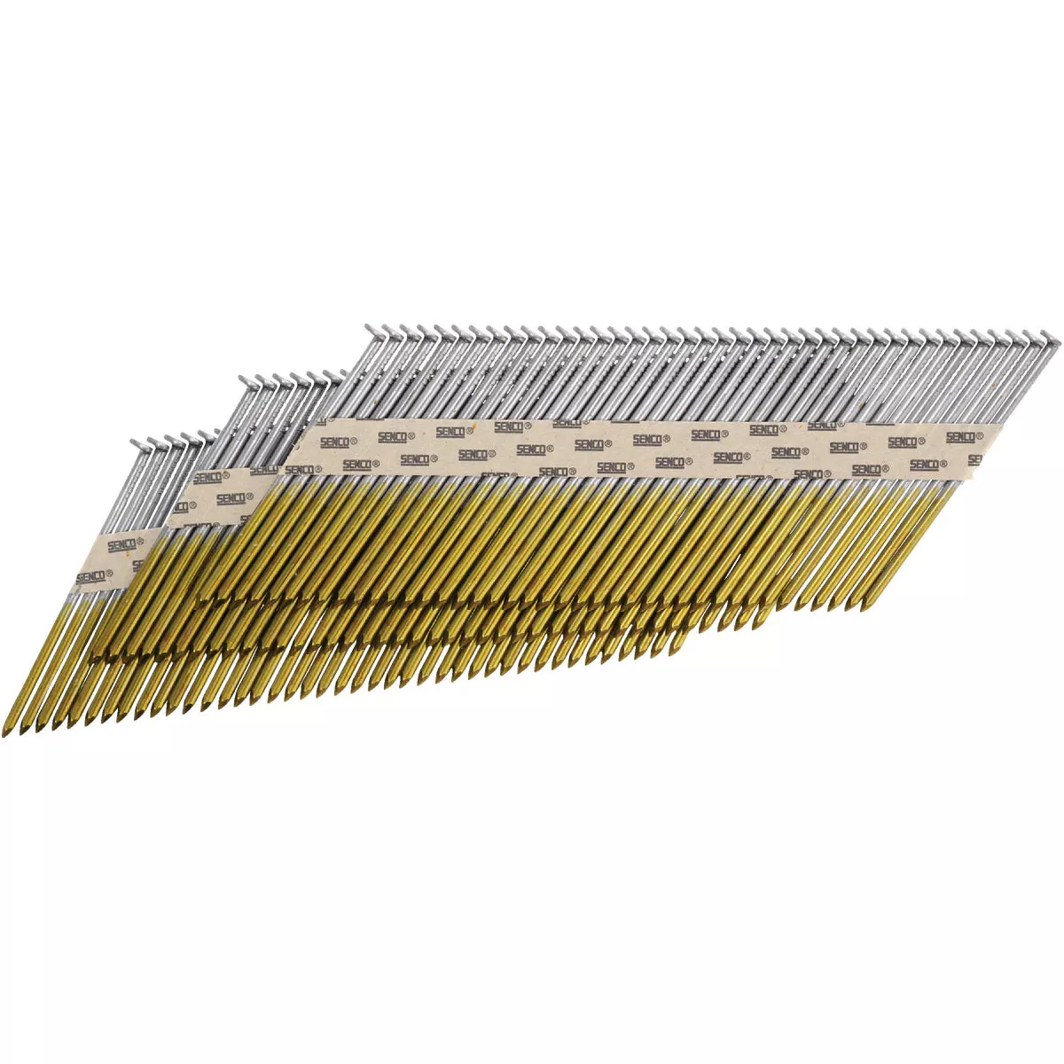 Senco ProHead 30 Degree Paper Tape Bright Clipped Head Framing Stick Nail, 3 In. x .120 In. (2500 Ct.)