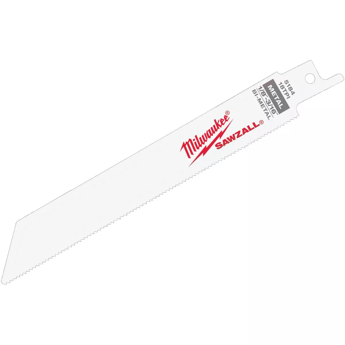 Milwaukee SAWZALL 9 In. 14 TPI Metal Reciprocating Saw Blade, Bulk