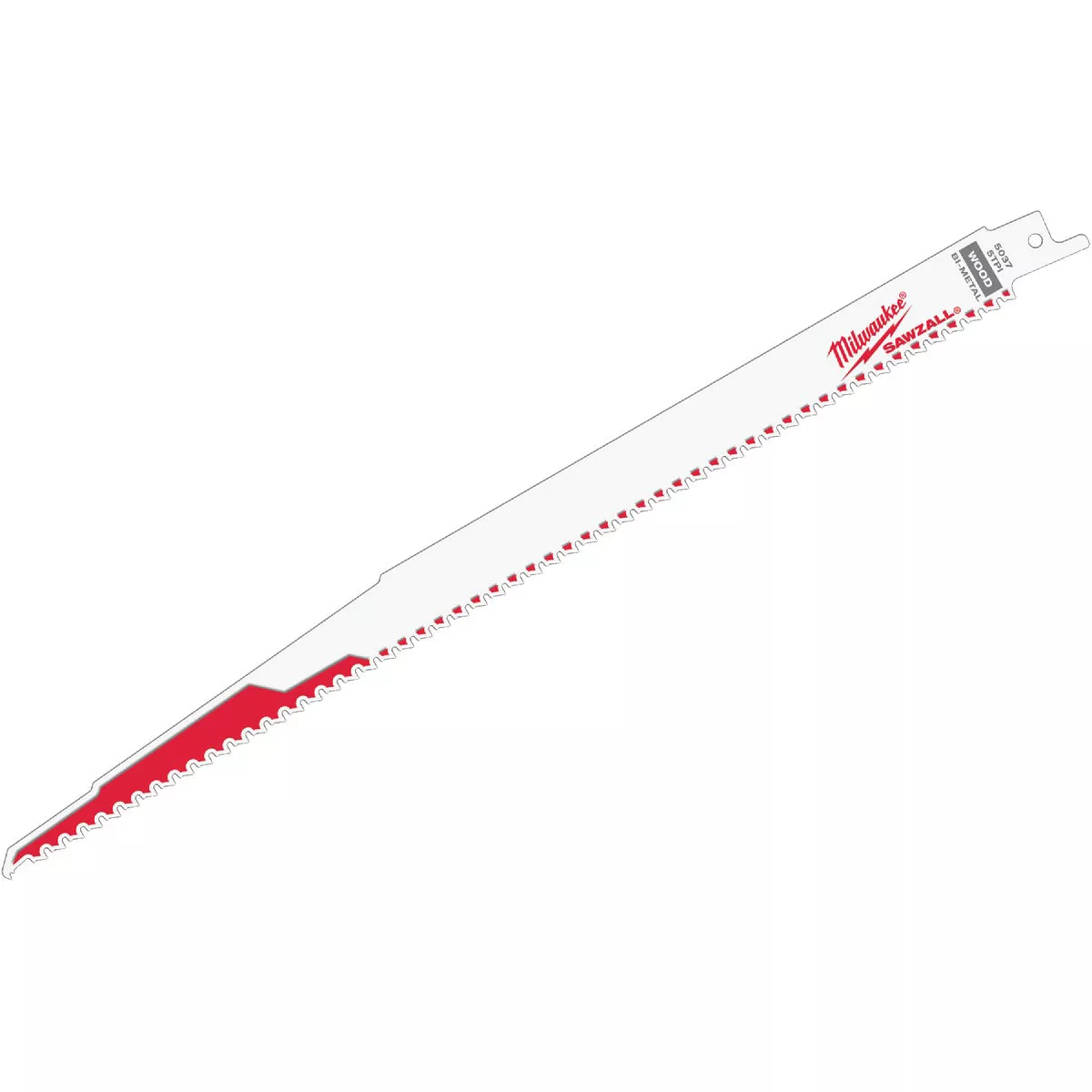 Milwaukee SAWZALL 12 In. 5 TPI Wood Reciprocating Saw Blade, Bulk