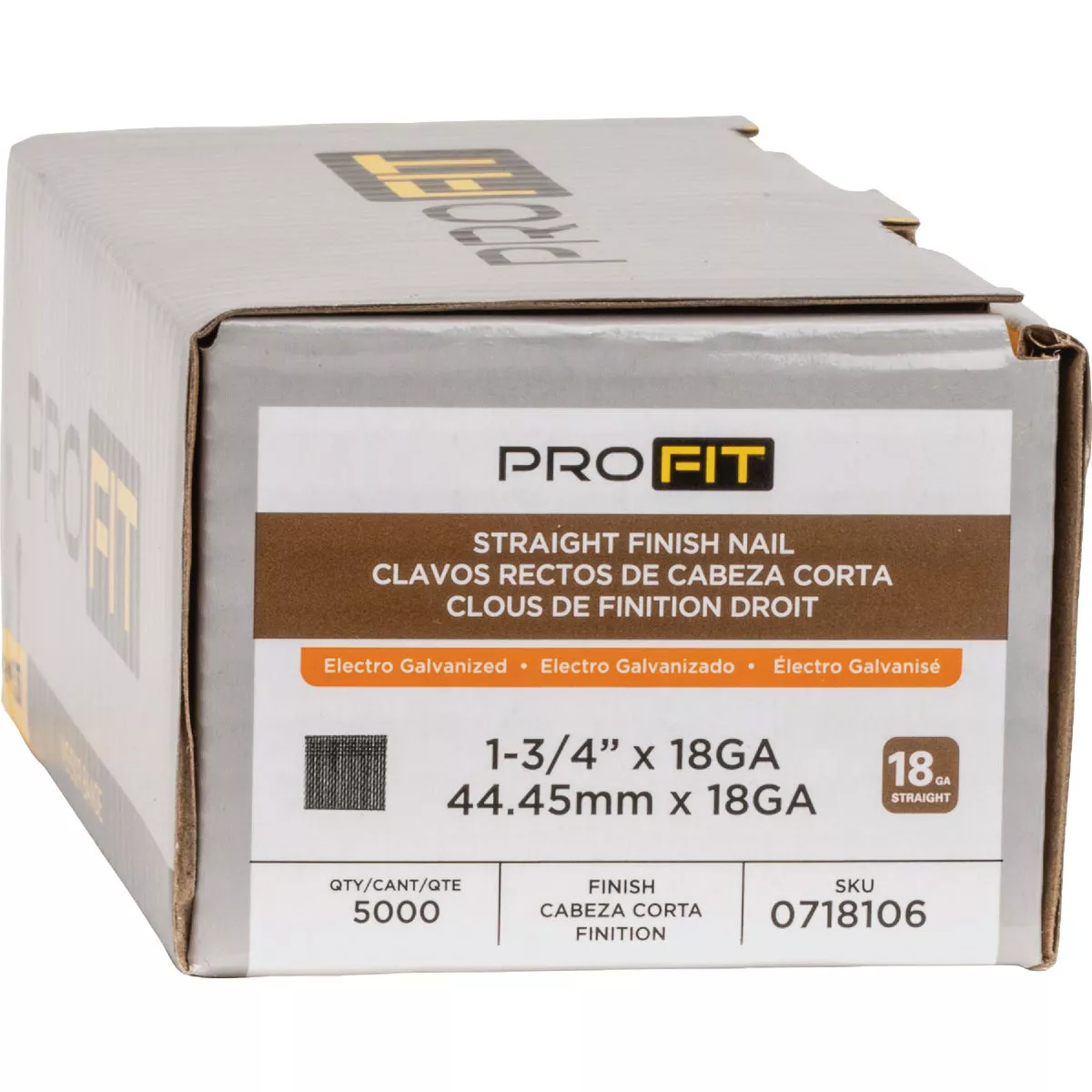 Pro-Fit 1-3/4 In. 18 Gauge Electro Galvanized Brad Nail (5000 Ct.) - photo 2