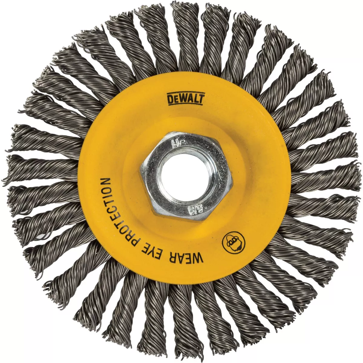 DEWALT High Performance 6 In. Carbon Stringer Bead Angle Grinder Wire Wheel