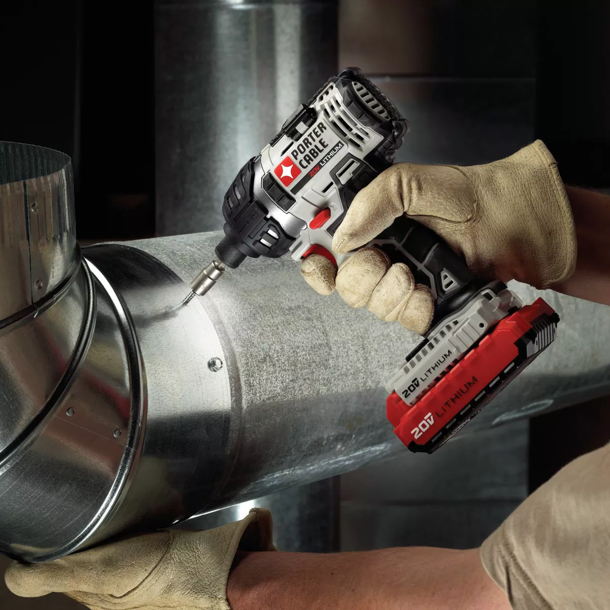 Porter Cable 20-Volt Max Lithium-Ion 1/4 In. Hex Cordless Impact Driver Kit - photo 2