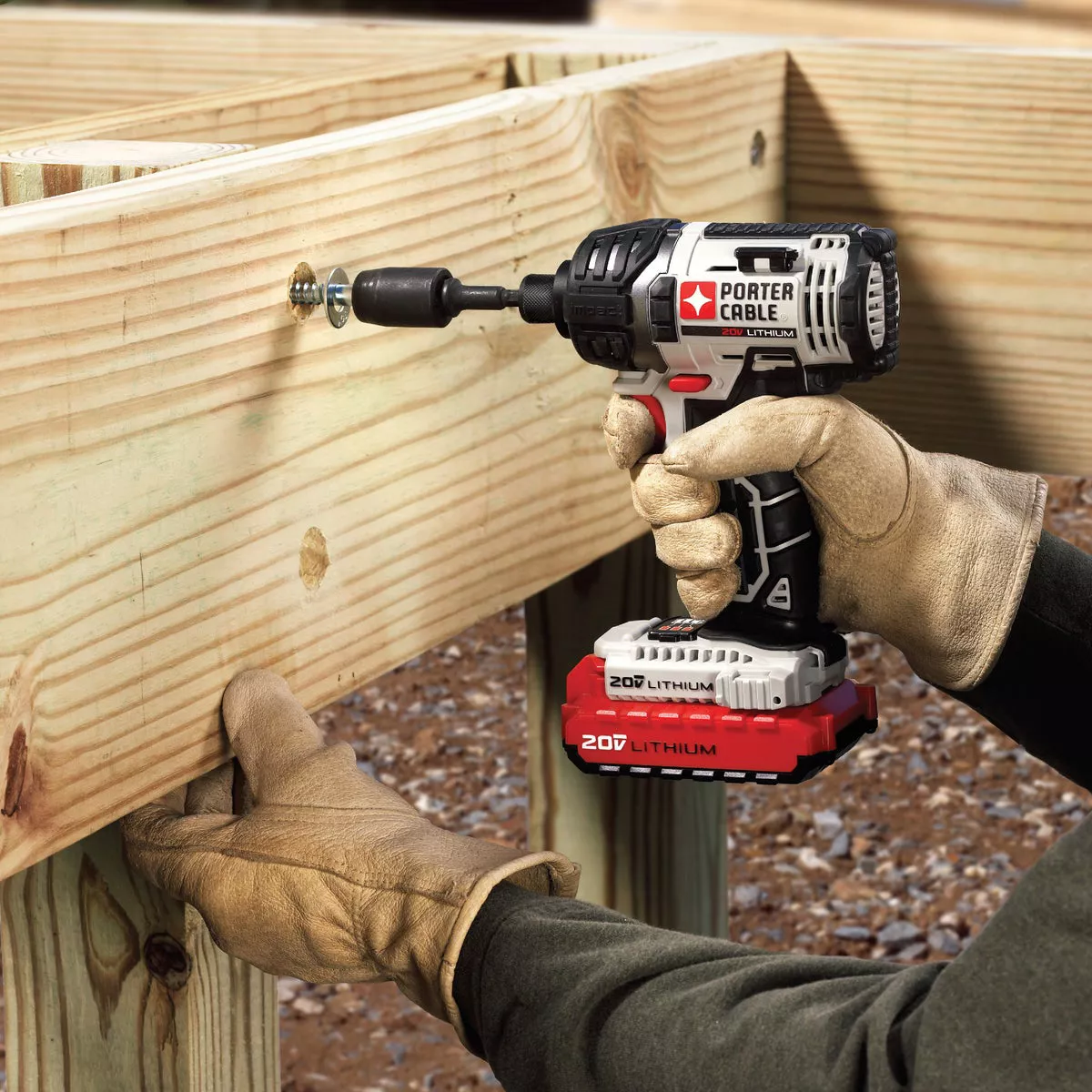 Porter Cable 20-Volt Max Lithium-Ion 1/4 In. Hex Cordless Impact Driver Kit - photo 3