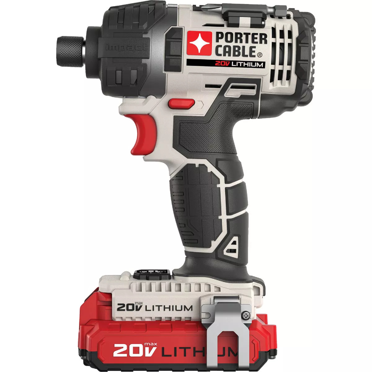 Porter Cable 20-Volt Max Lithium-Ion 1/4 In. Hex Cordless Impact Driver Kit - photo 5