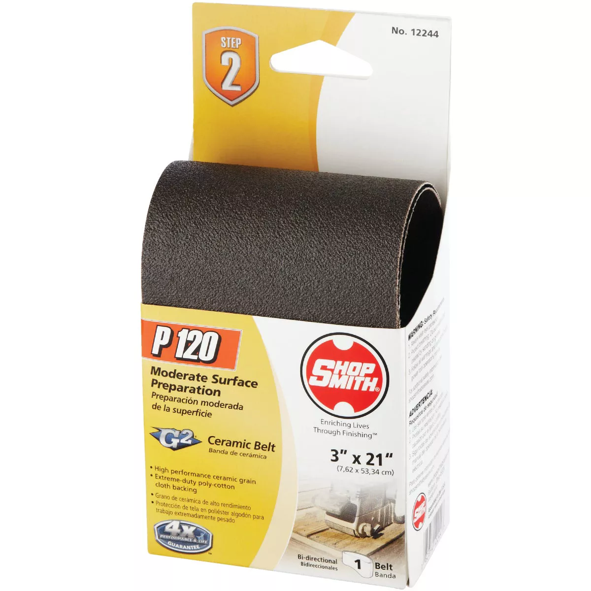 Gator Blade Platinum 3 In. x 21 In. Fine Heavy Duty Sanding Belt - photo 2