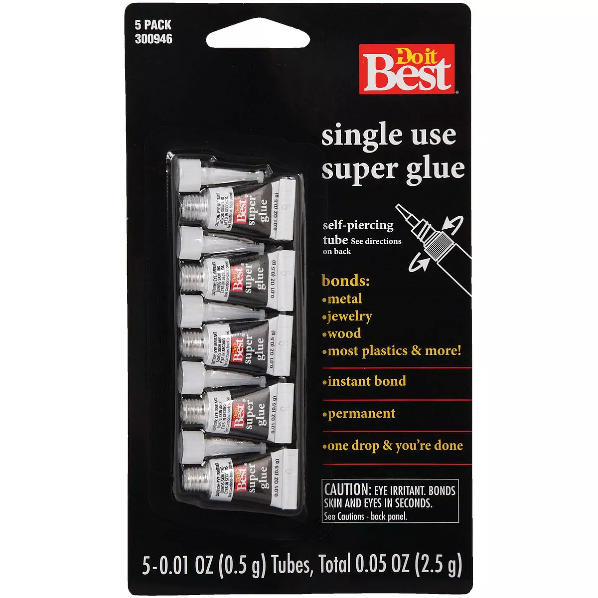 Do it Best 0.01 Oz. Liquid Single Use Super Glue (5-Pack) - photo 2