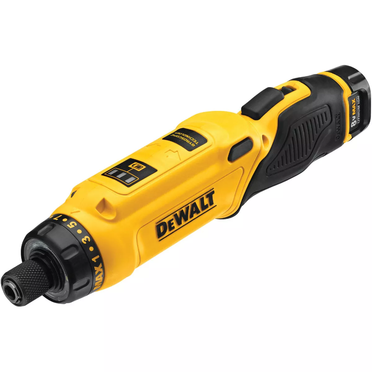DeWalt 8-Volt MAX Lithium-Ion Gyroscopic 1/4 In. Cordless Screwdriver Kit - photo 4