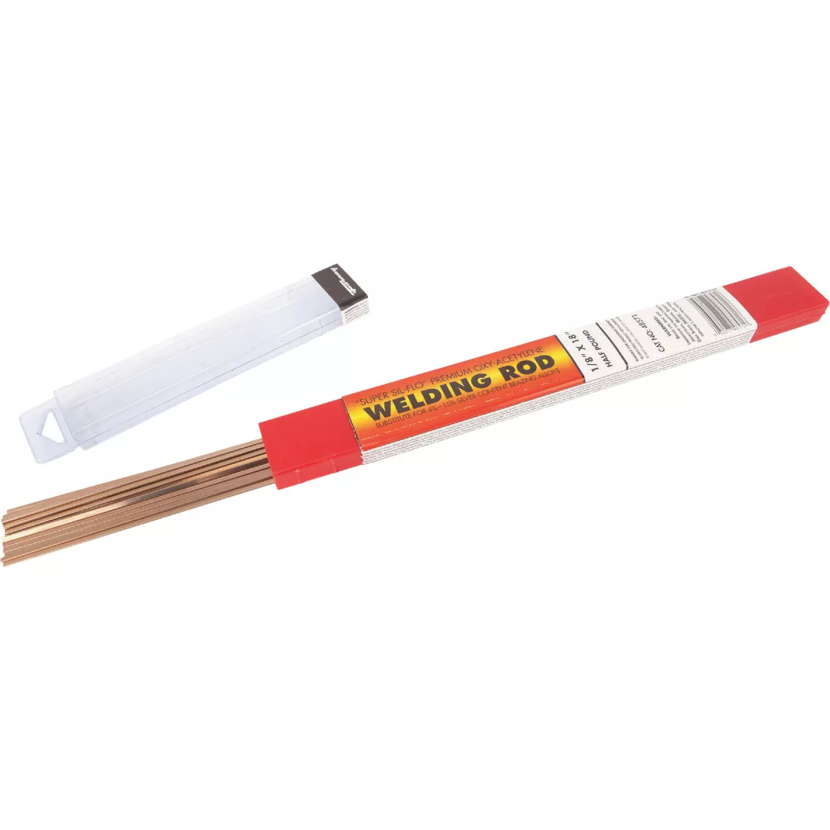 Forney 1/8 In. x 18 In. Super Sil-Flo Brazing Rod, 1/2 Lb.