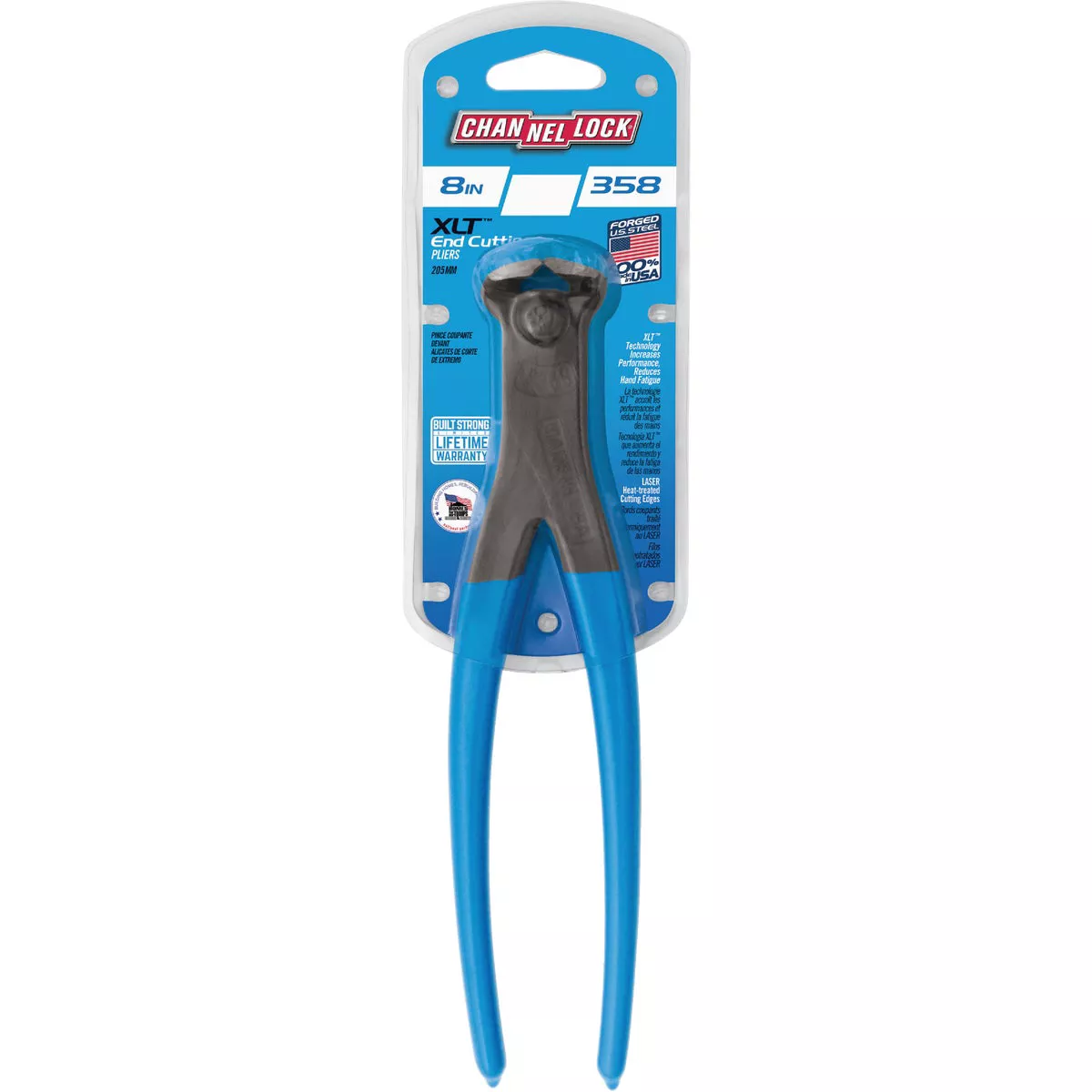 Channellock 8 In. E Series High Leverage Cutting Nipper - photo 3
