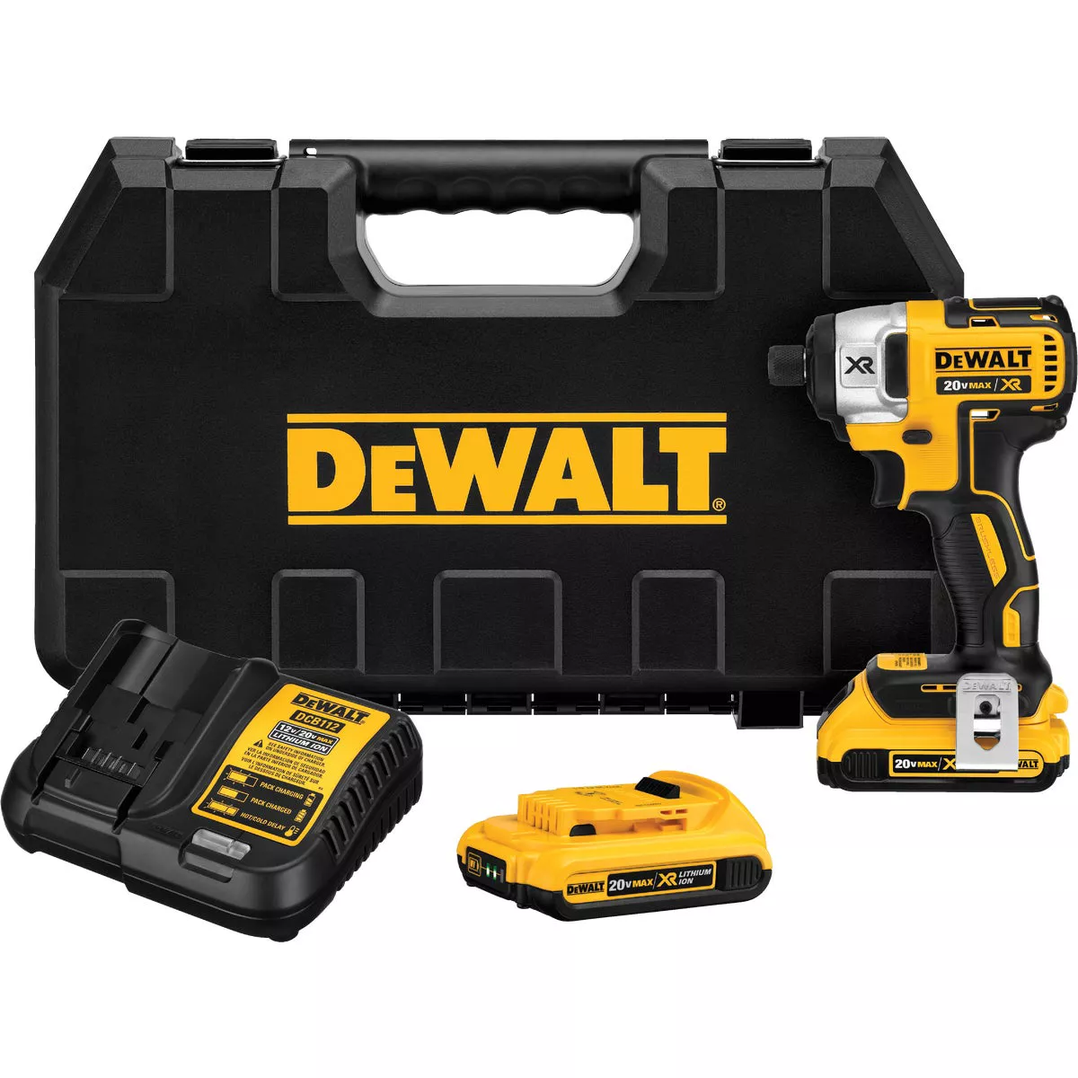 DeWalt 20-Volt MAX XR Brushless 1/4 In. Hex Lithium-Ion Cordless Impact Driver Kit