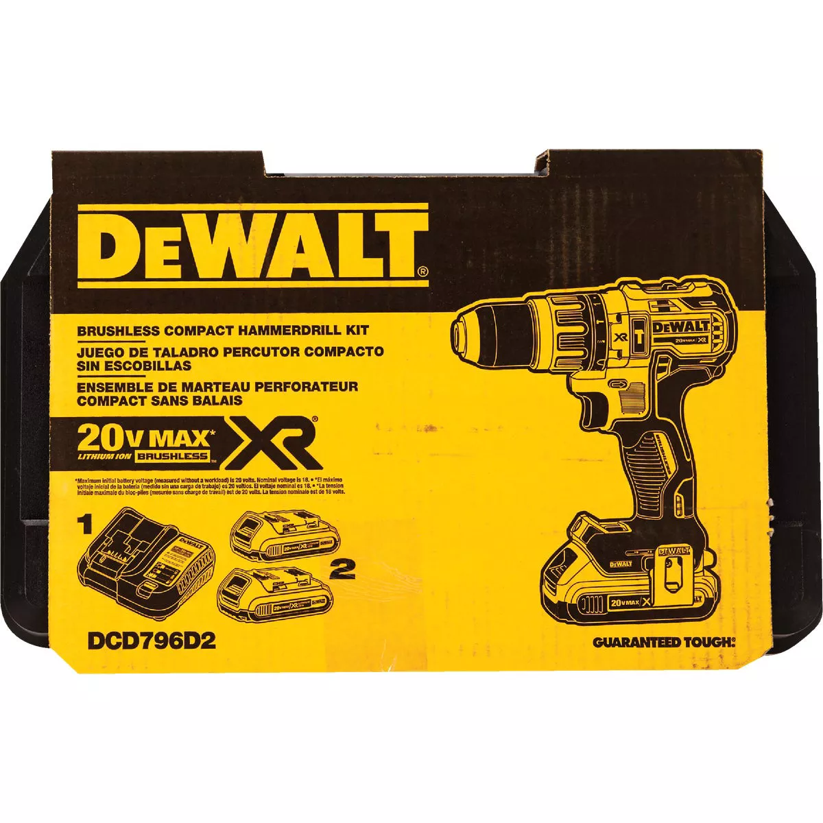 DeWalt 20-Volt MAX XR Lithium-Ion Brushless 1/2 In. Cordless Hammer Drill Kit - photo 4