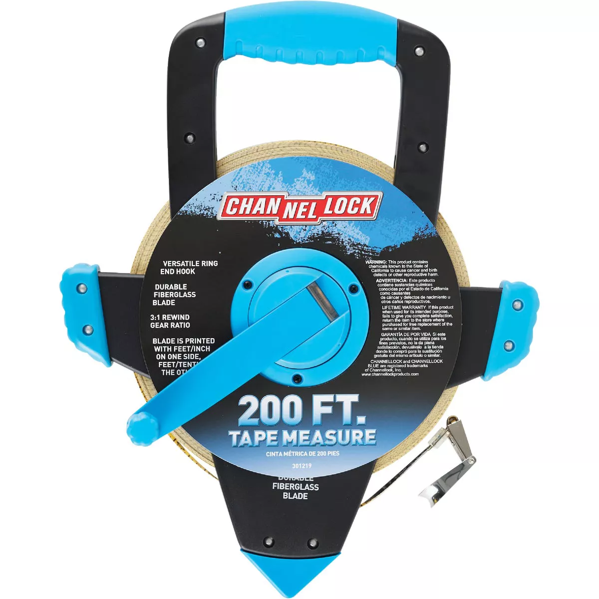 Channellock 200 Ft. Fiberglass Open Reel Tape - photo 2