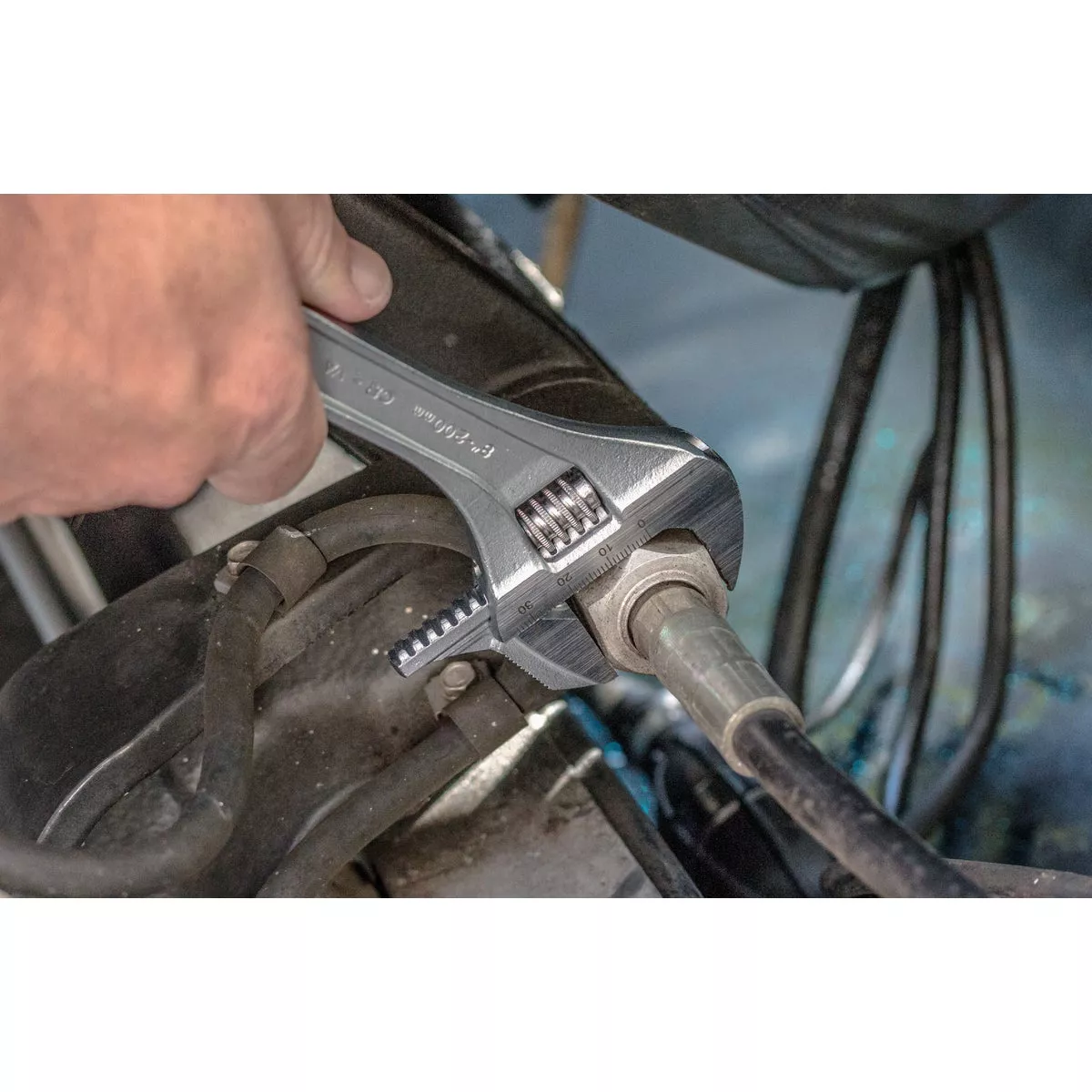 Channellock 8 In. Steel Adjustable Pipe Wrench with Extra Wide Reversible Jaw - photo 5