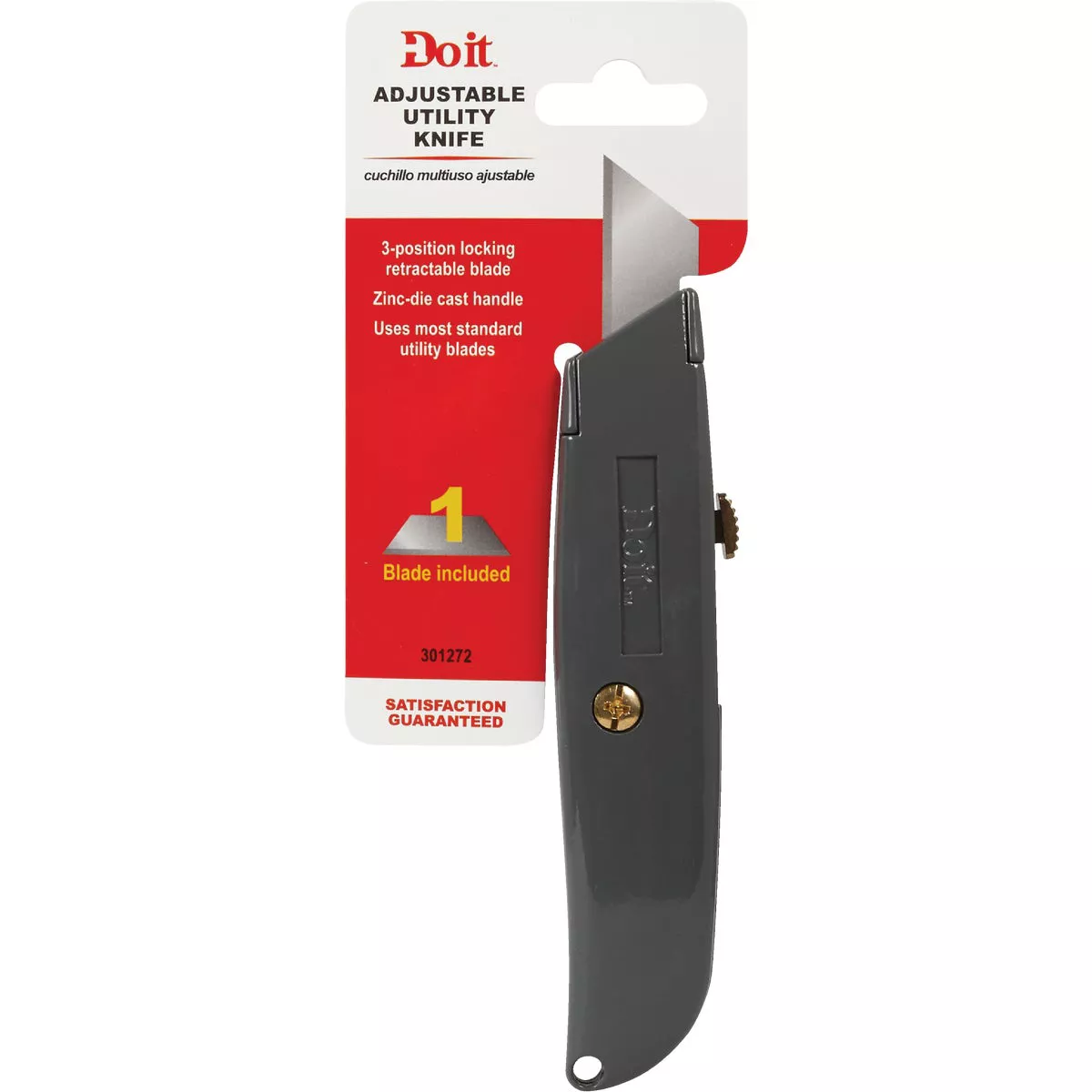 Do it Adjustable Retractable Straight Utility Knife - photo 2